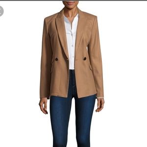 Rag and Bone Duke Double Breasted Blazer in Camel